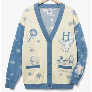 Harry Potter Hogwarts Icons Allover Print Cardigan - BoxLunch Exclusive